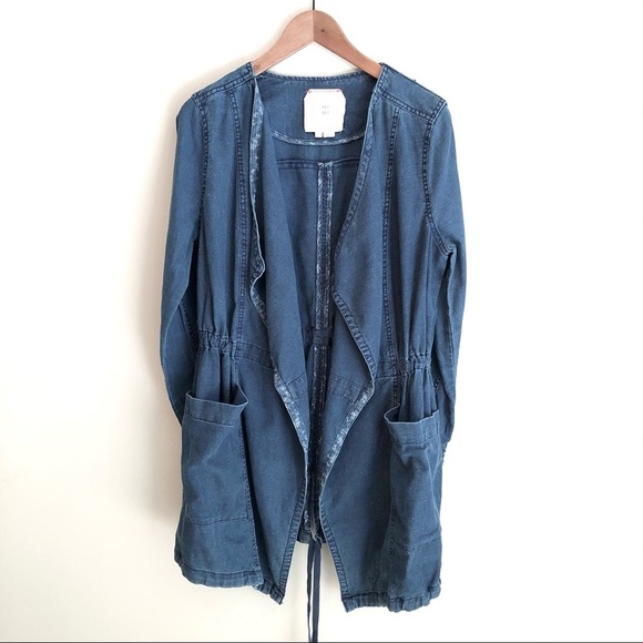 Anthropologie Hei Hei Oversized Denim Jacket - Picture 2 of 12